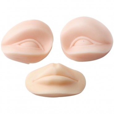 Piezas 3D de Ojos y Labios