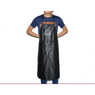 Delantal impermeable negro