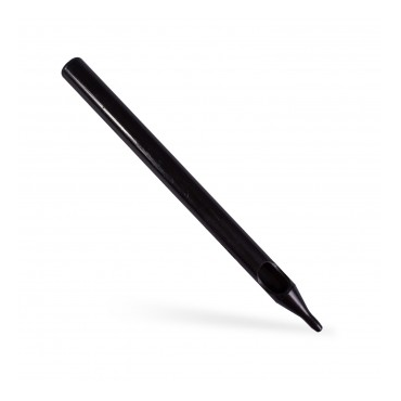 Tips desechables largos negros redondo