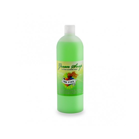 Jabon Green soap INK FIXX para la limpieza del tattoo