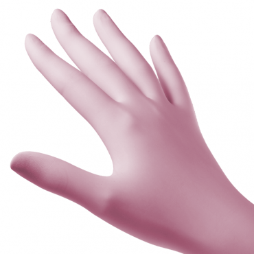 Guantes Nitrilo color rosa