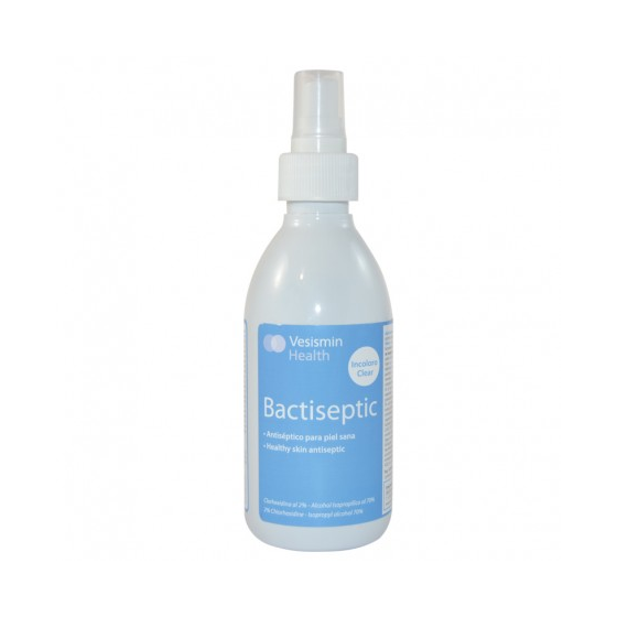 Bactiseptic 250 ml. con spray - Alta desinfección para piel