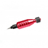 Grip Cheyenne Hawk metálico rojo 25 mm