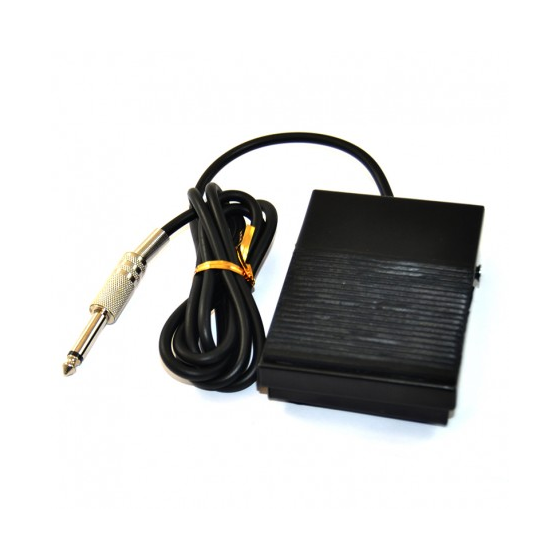Pedal cuadrado negro con Jack