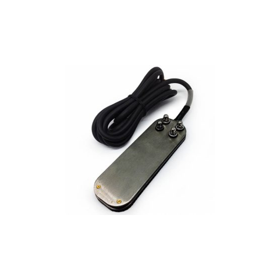 Pedal rectangular metalico XL