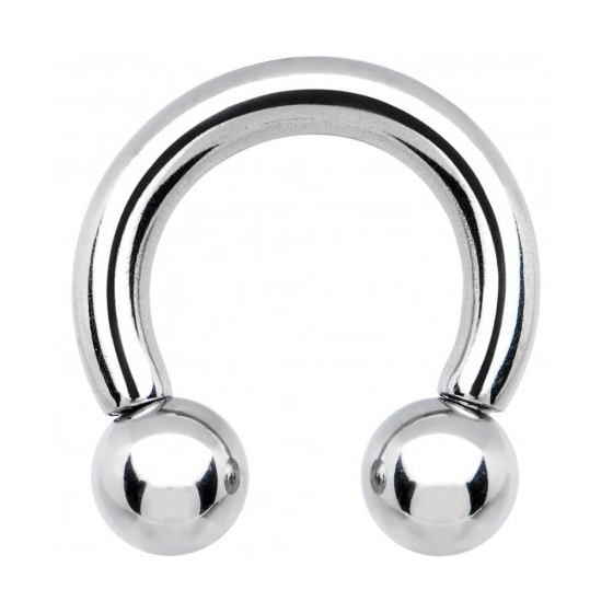 Circular barbell con bolas 8 mm.