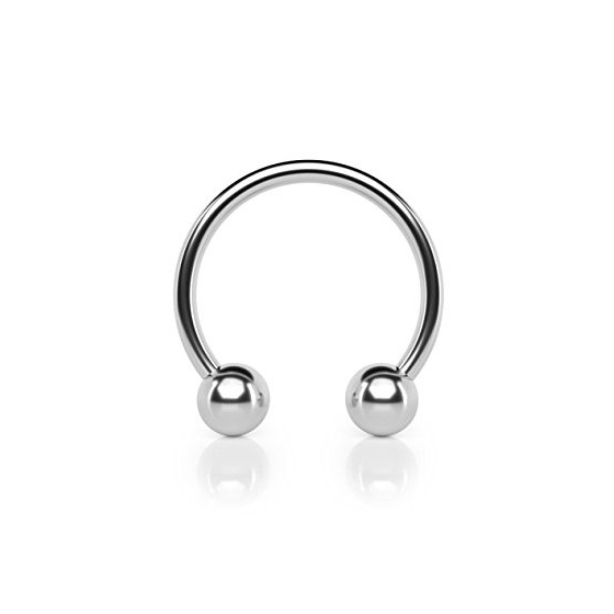 Circular barbell con bolas 1.2 mm.