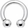 Circular barbell con bolas 2.5 mm.