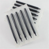 Tips desechables largos negros redondo