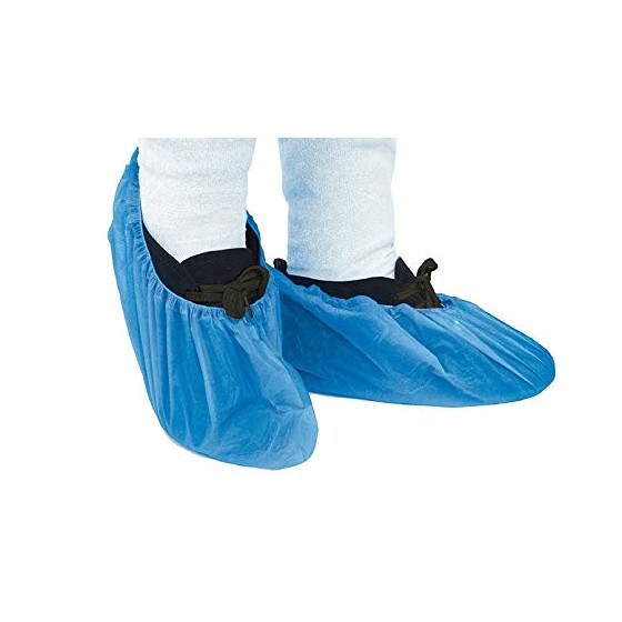 Cubre-zapatos desechables color azul