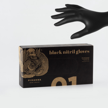 Guantes Nitrilo color negro