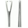 Forceps triangular abierto