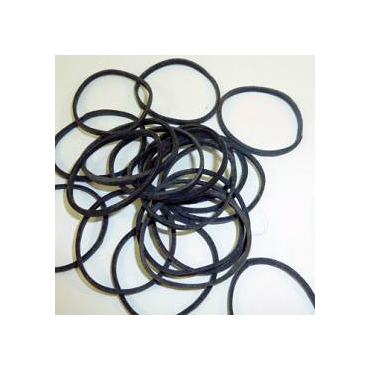 Gomas negras para máquinas de tatuar. 100 uds.