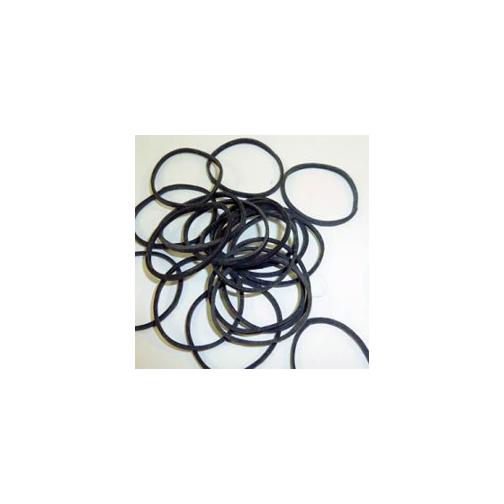 Gomas negras para máquinas de tatuar. 100 uds.
