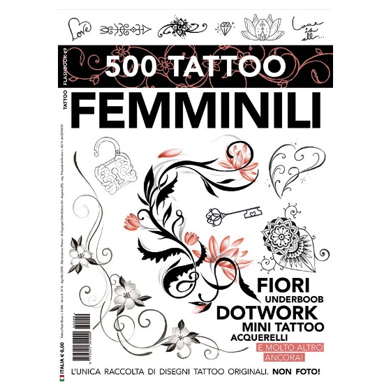Libro 500 Tatuajes Femeninos