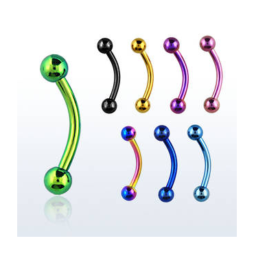 Piercing Banana color 1.2mm