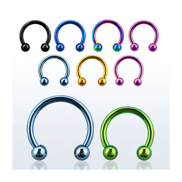 Piercing Circular Barbell color 1.2mm