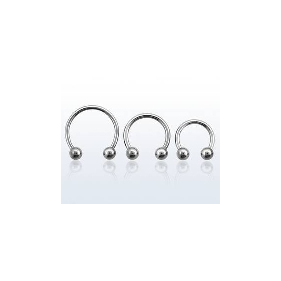 Circular Barbell Titanio 1.2mm - 1.6mm