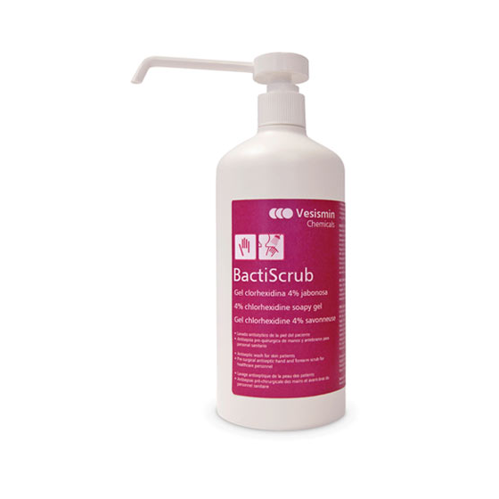 Bactiscrub 500 ml - Jabon desinfección piel en zonas sensibles