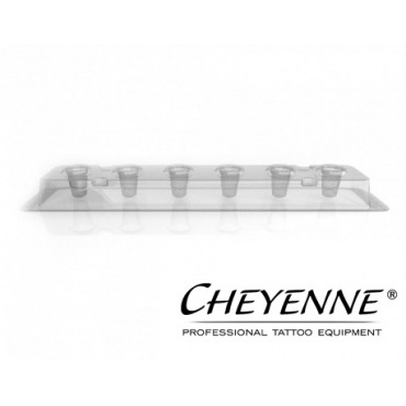 Portacapsulas desechables Cheyenne 6 de13 mm - 80 unid