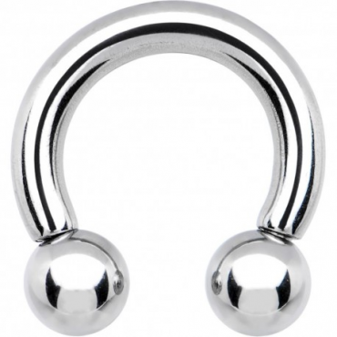 Circular barbell con bolas 8 mm.