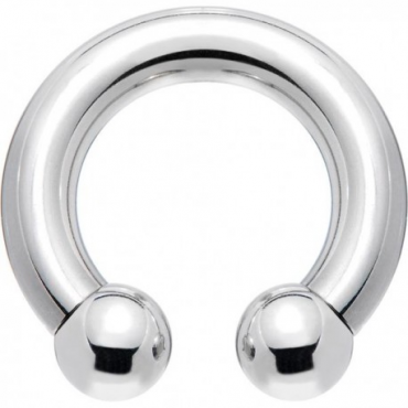 Circular barbell con bolas 3 mm.