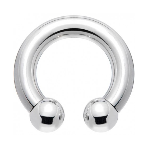 Circular barbell con bolas 3 mm.