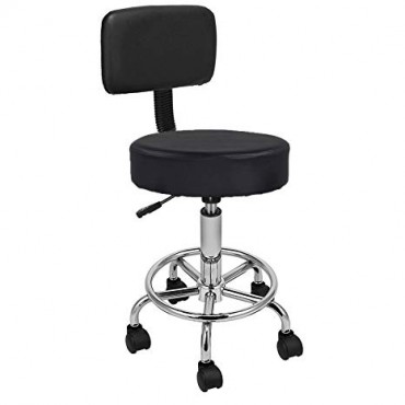 Taburete plano con respaldo