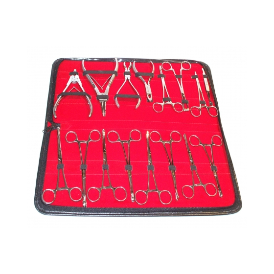 Kit material piercing grande (16 piezas)