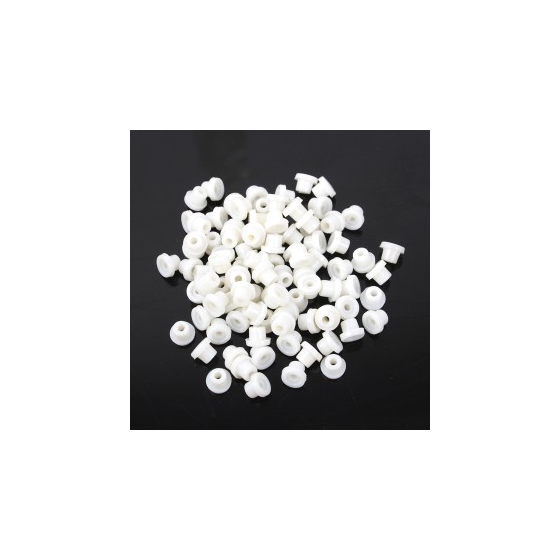 Grommets nipples blancos 25 uds.