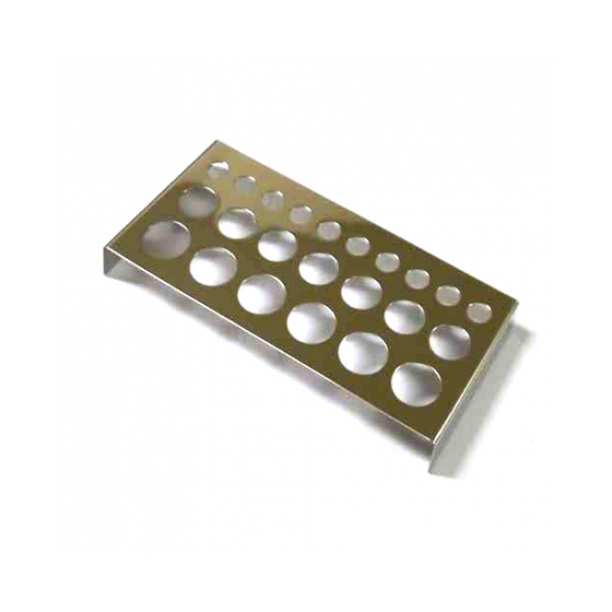 Portacapsulas acero inoxidable XL